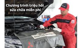 Các chương trình triệu hồi sửa chữa miễn phí xe Mitsubishi